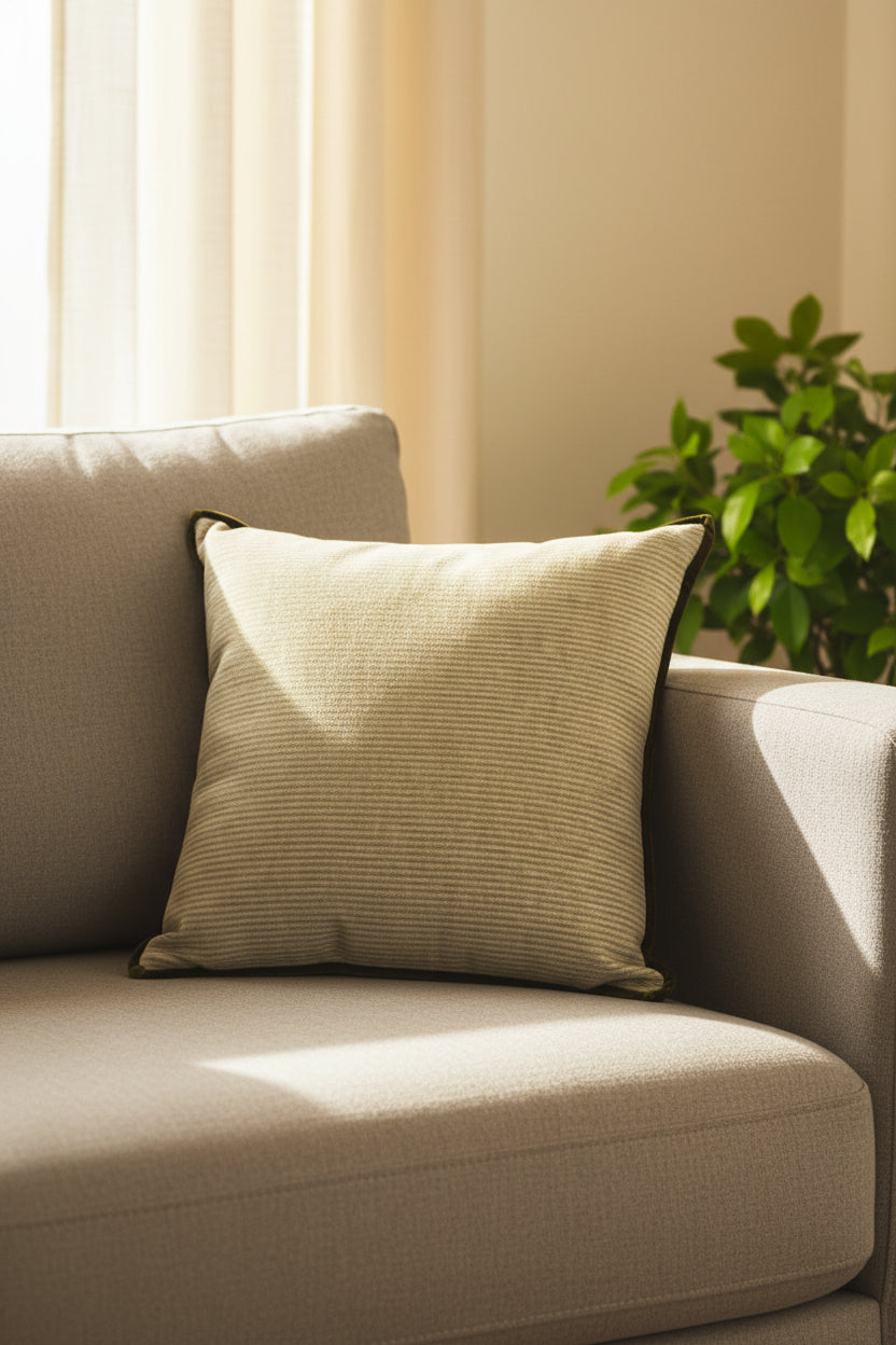 Serene Stripe Cushion Cover