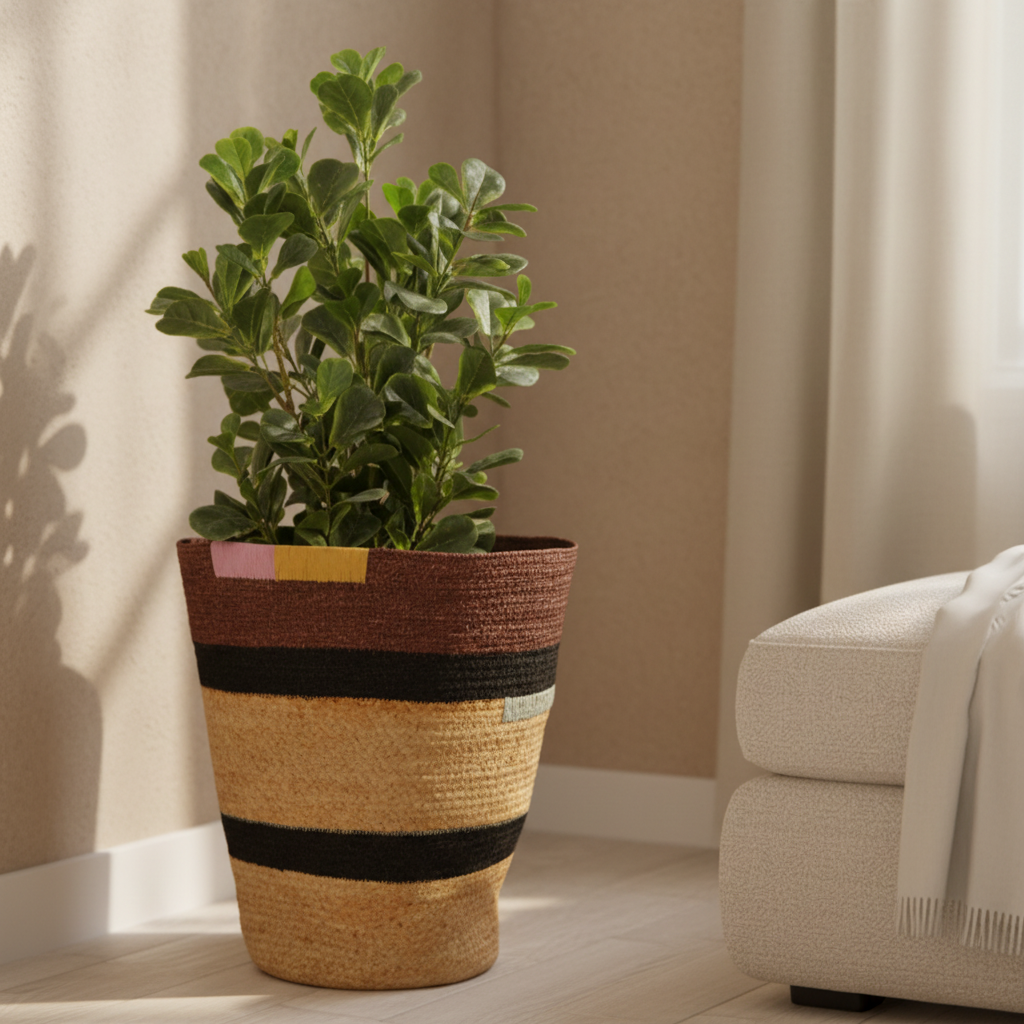 Basket- Terra Stripe