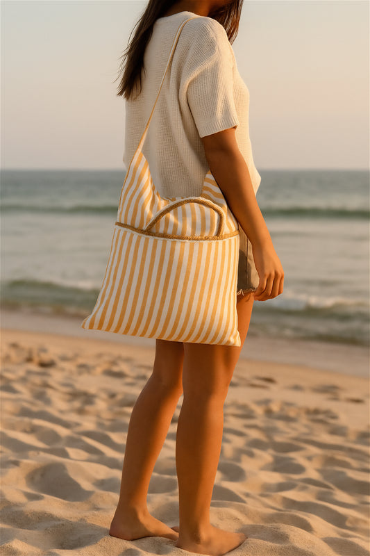 Sunlit DuoStripe Tote