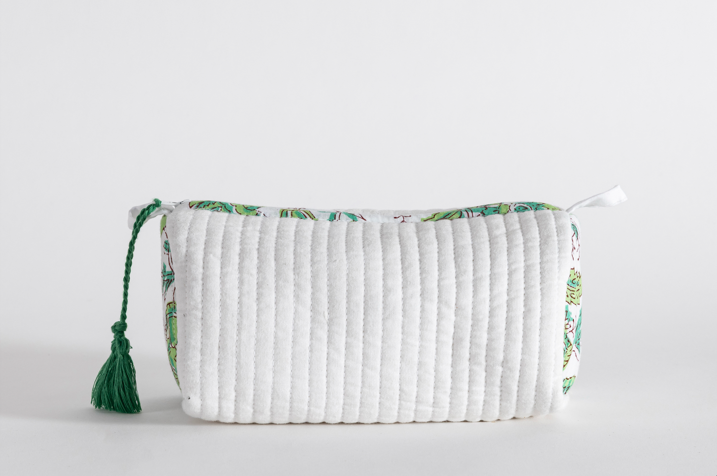 Ivory Garden Quilted Pouch Set of 3