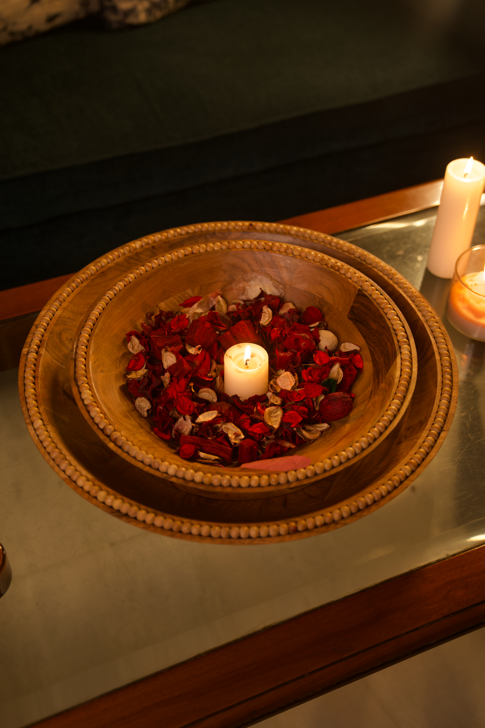 Timeless Beaded Décor Bowl (Set of 2)