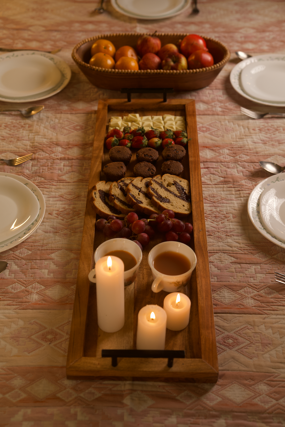 Natural Wood Serve Tray