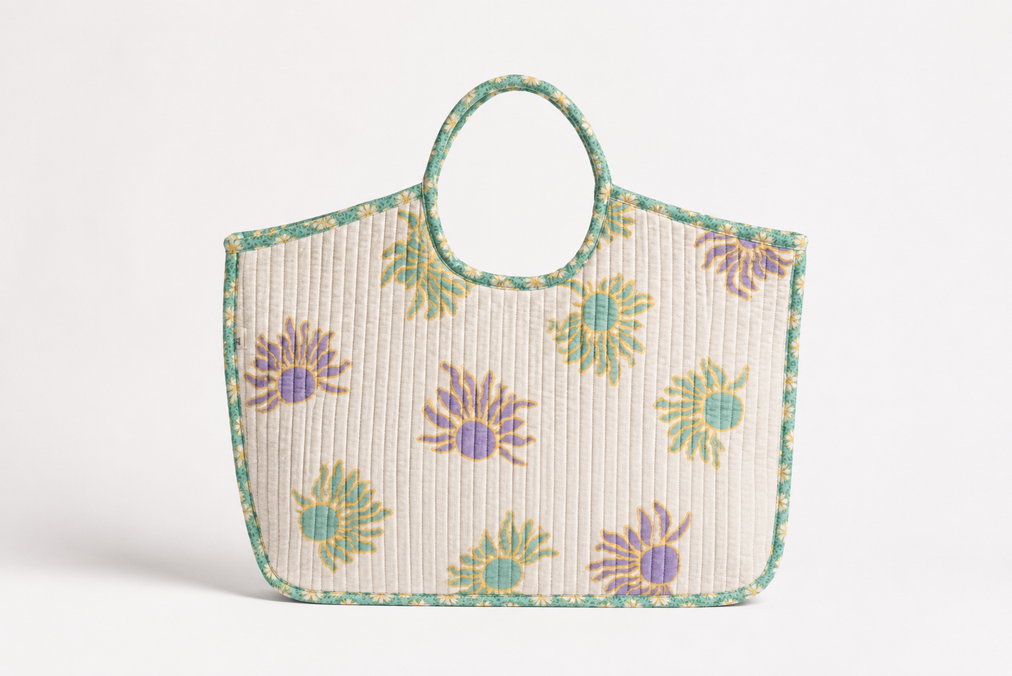 Azure Bloom Tote