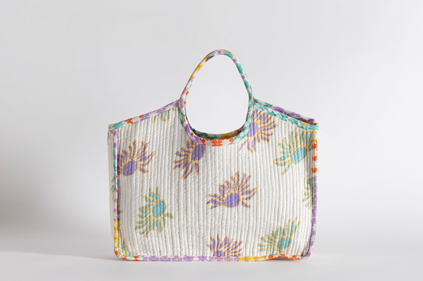 Azure Bloom Tote