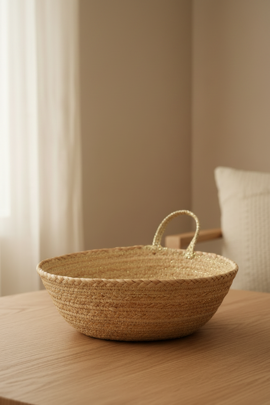 Bread basket - Golden Natural Fibre