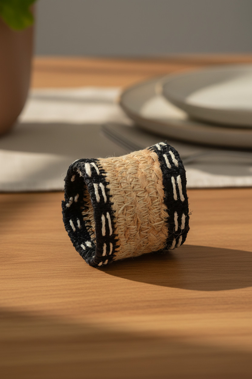 Maison Noir Napkin Ring (SET OF 4)