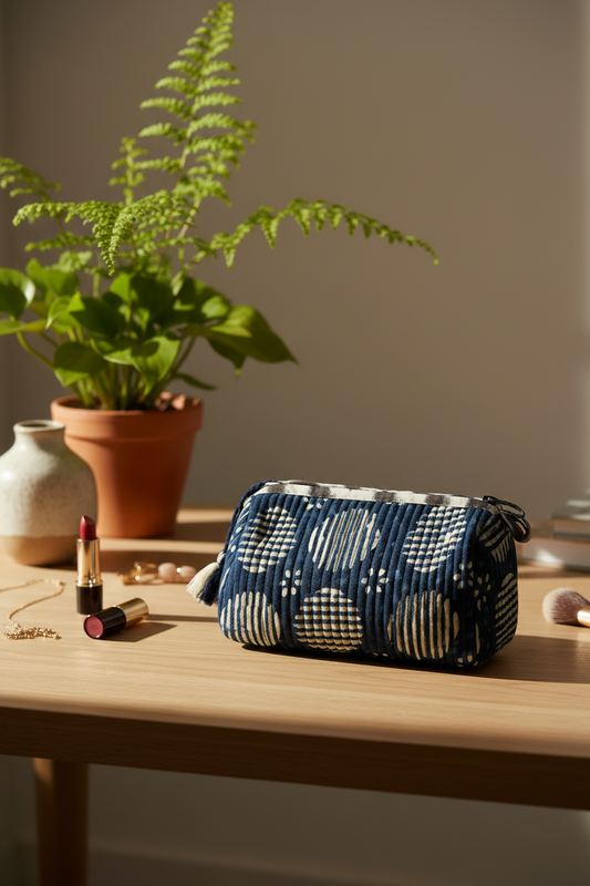 Skyline Indigo Pouch