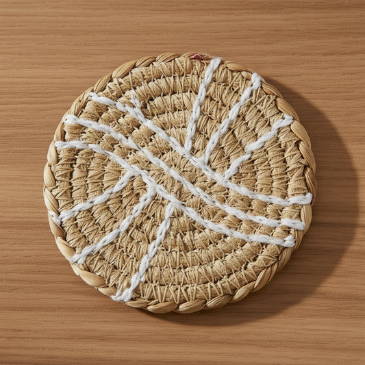 Ivory Handpaint Coaster (SET OF 4)