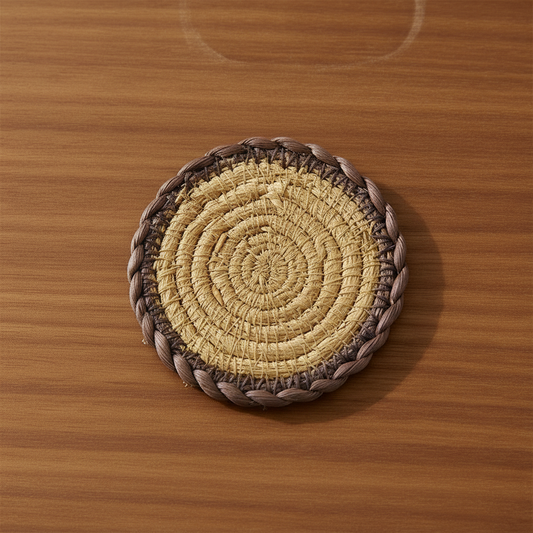 Brown Border Coaster (SET OF 4)