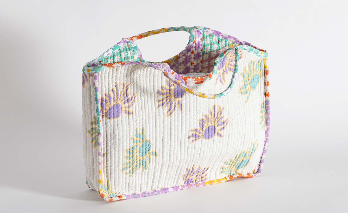 Azure Bloom Tote